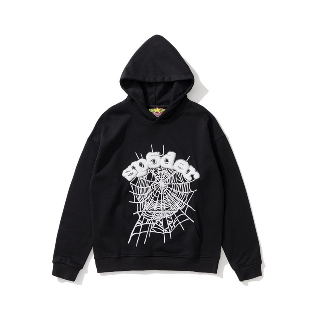 Black Spider Web Hoodie